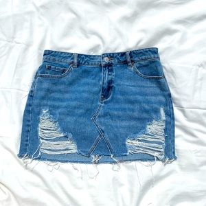 Pac Sun jean skirt